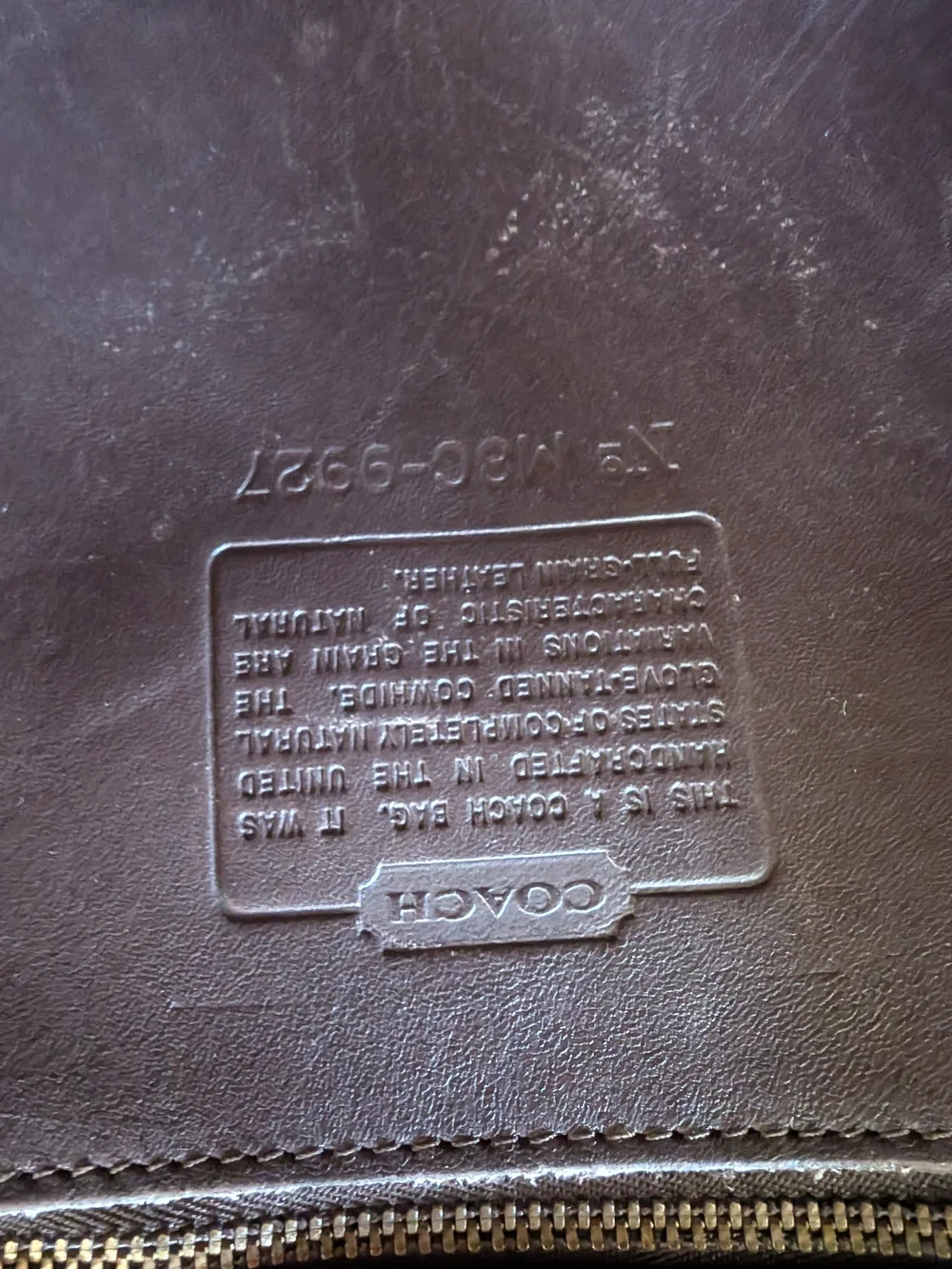 Coach classic brown